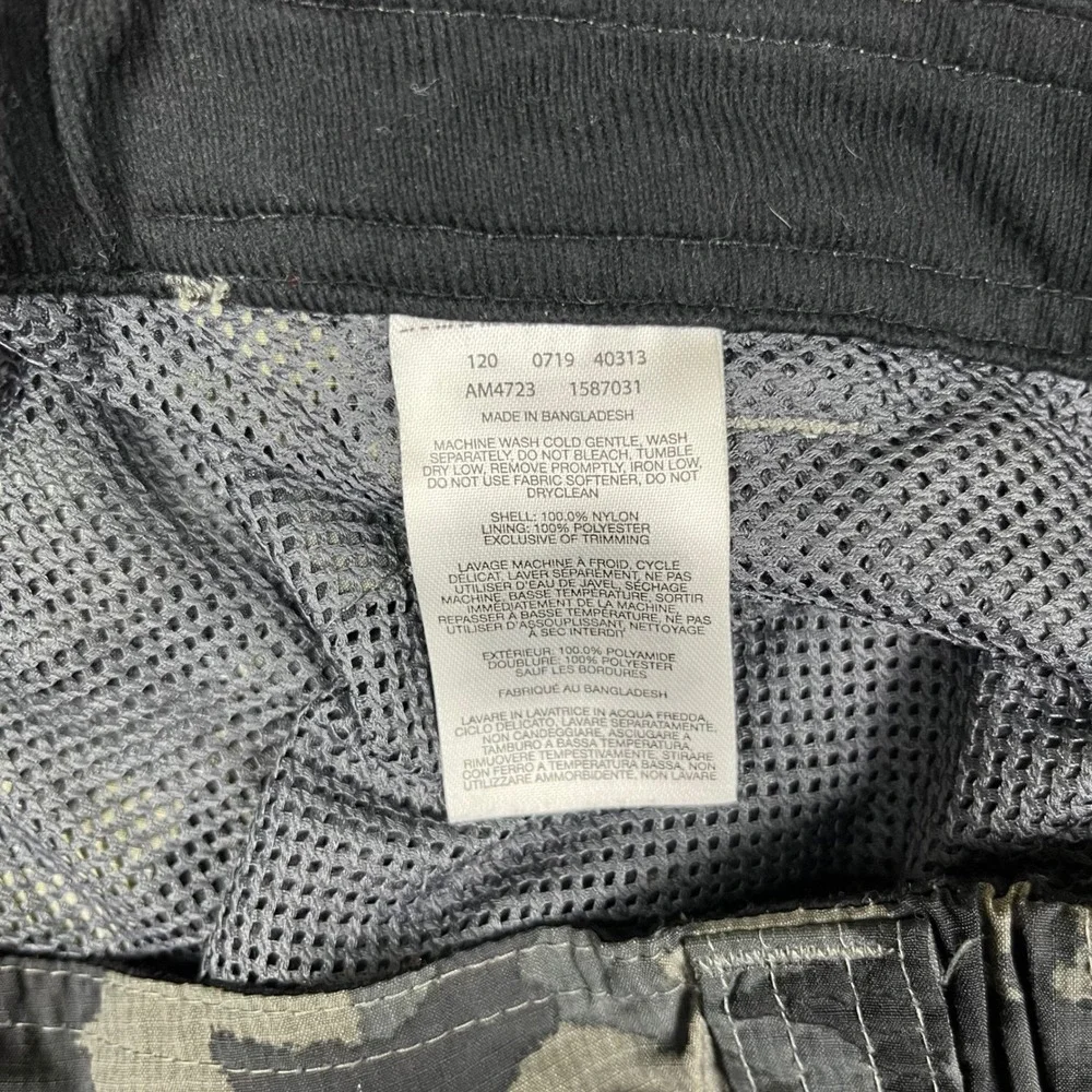 Columbia Youth Boys Cargo Shorts Size S 6/7 Gray Camo Mesh Lined AM4723